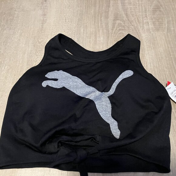 Puma Seamless Sports Bra tie front L - Picture 2 of 5